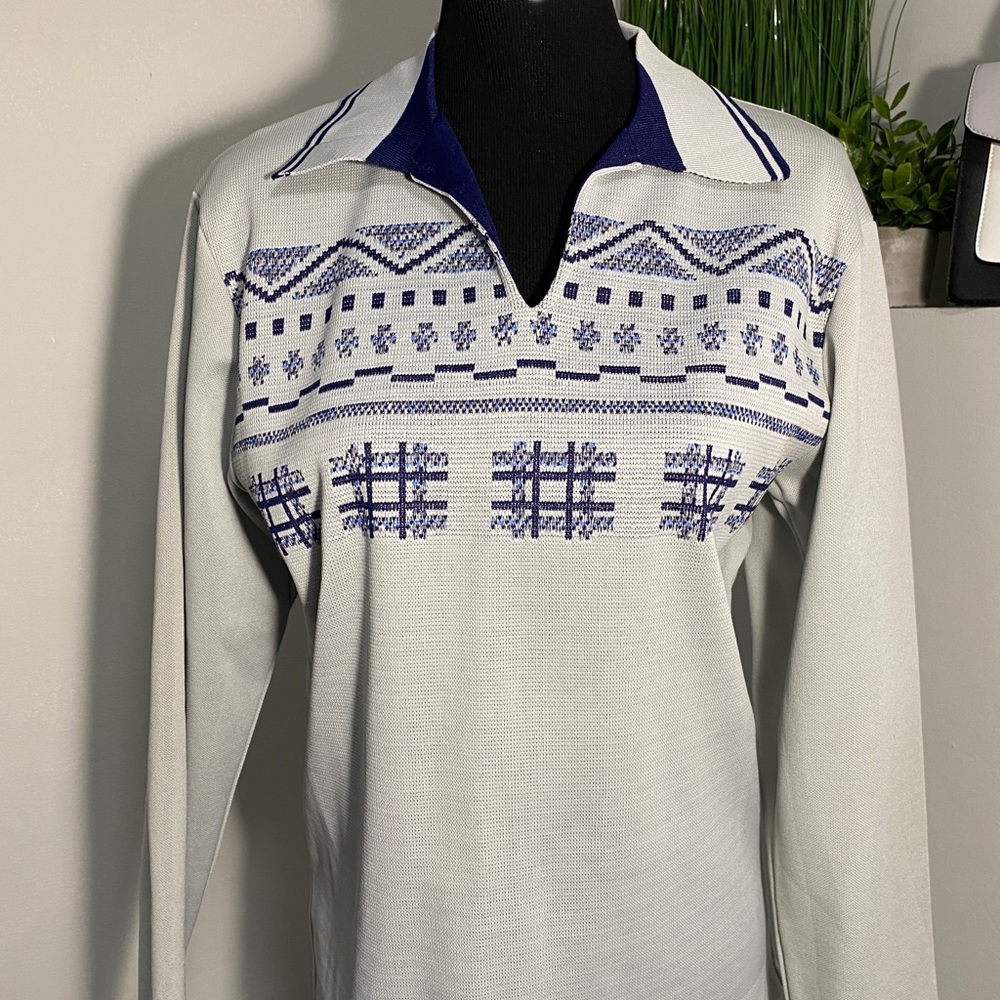 PAULO CONTI Men's Collared Sweater